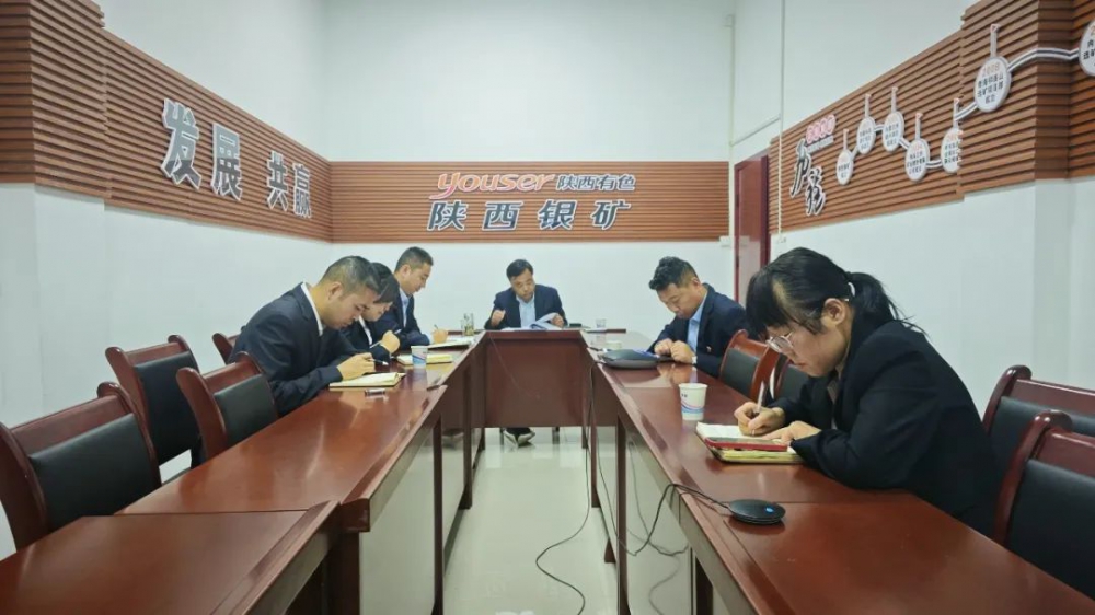 陜西銀礦舉行黨委理論學(xué)習中心組2024年第十次學(xué)習會